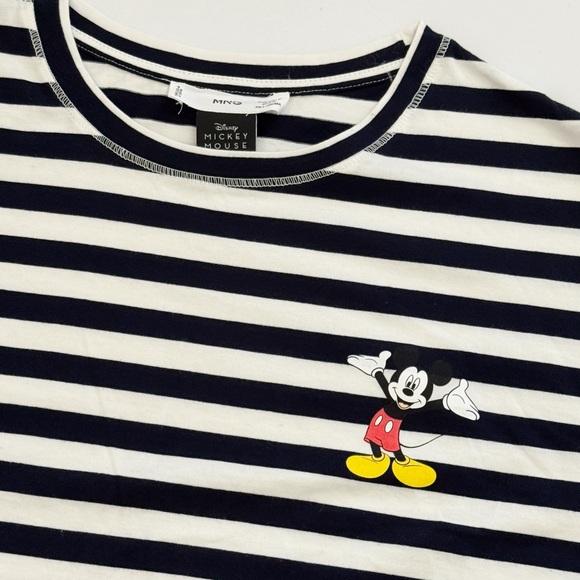 NEW Mango Mickey Mouse Tee - Picture 1 of 9